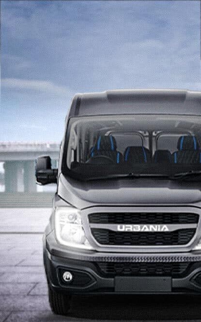 Premium caravan front view